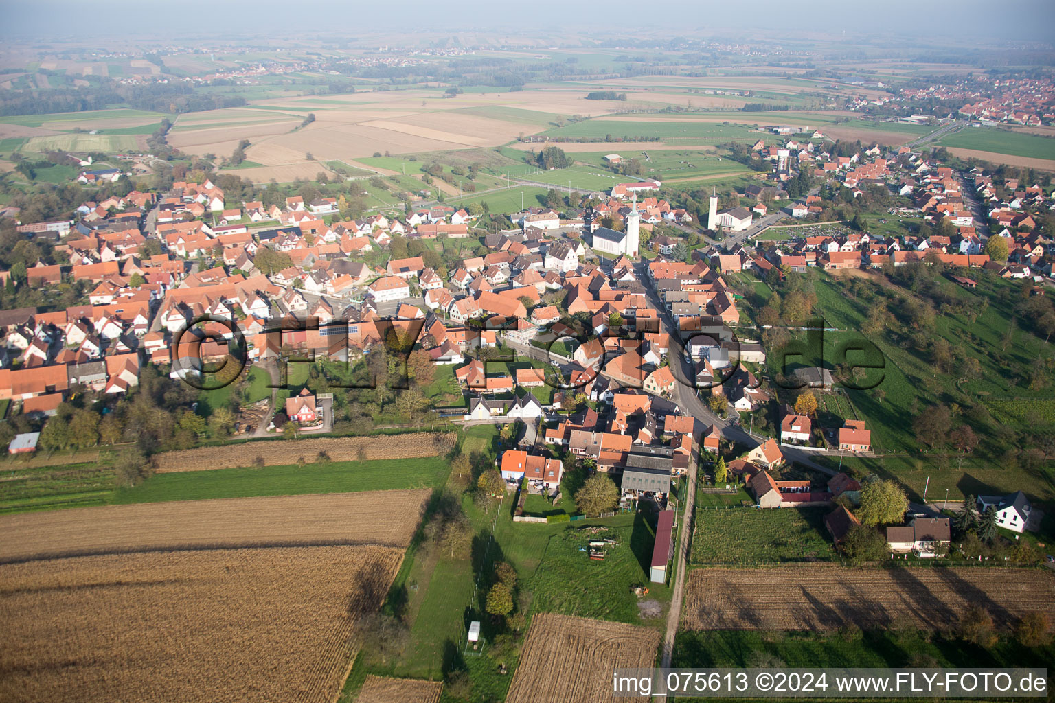 Rittershoffen in the state Bas-Rhin, France