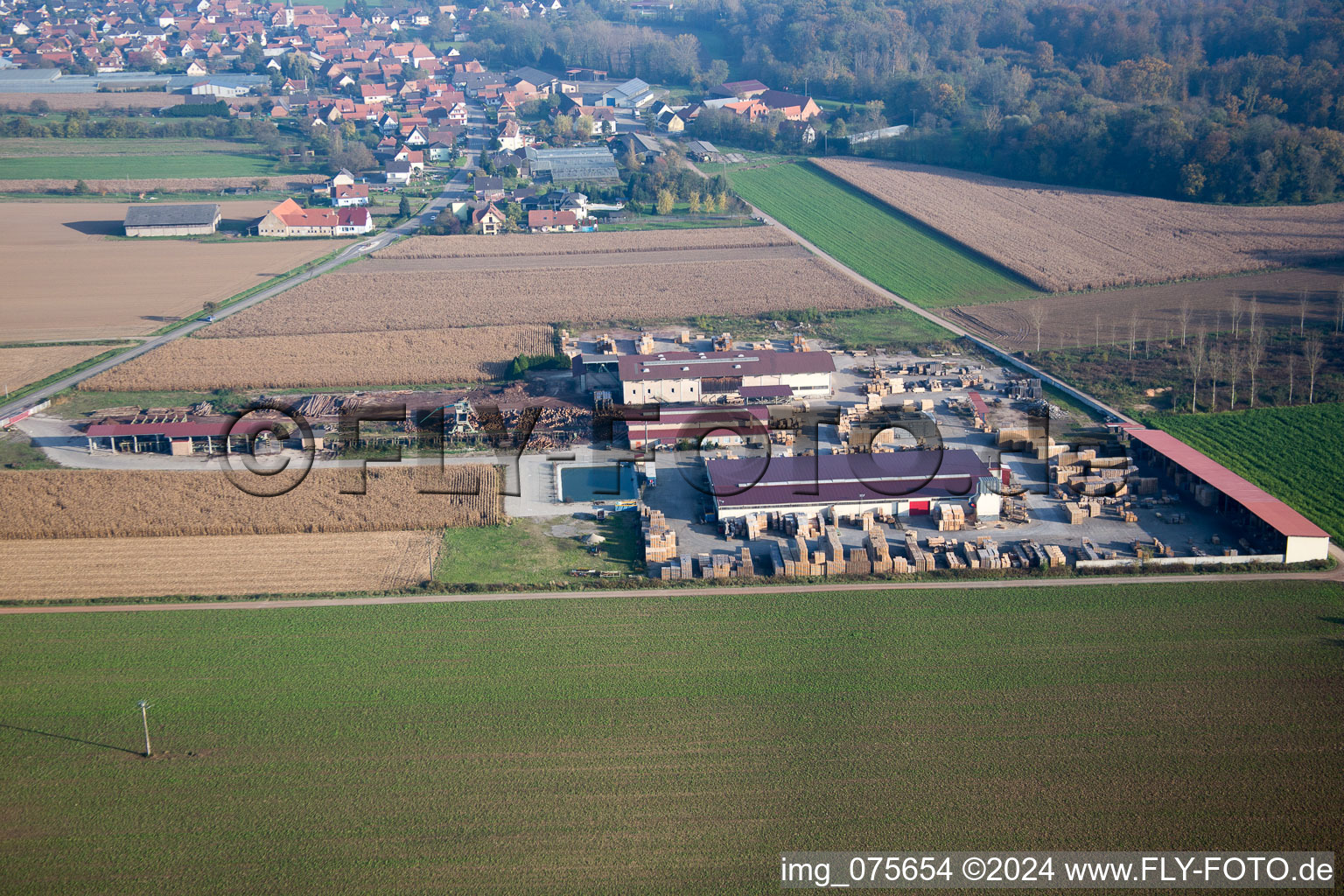 Niederrœdern in the state Bas-Rhin, France