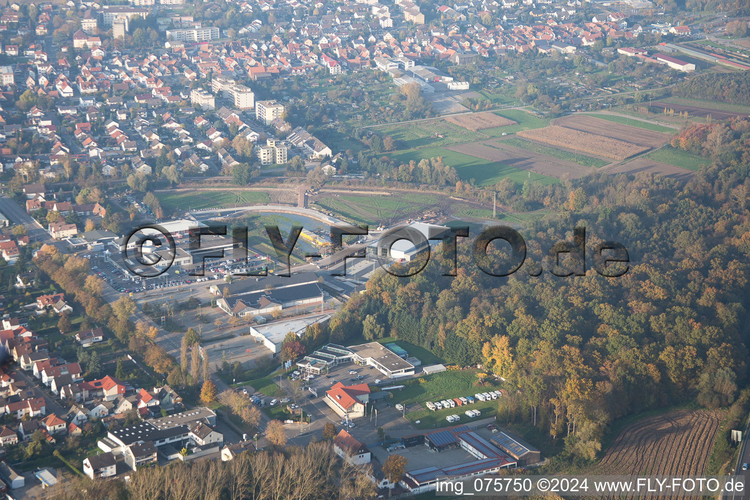 New EDEKA in Kandel in the state Rhineland-Palatinate, Germany