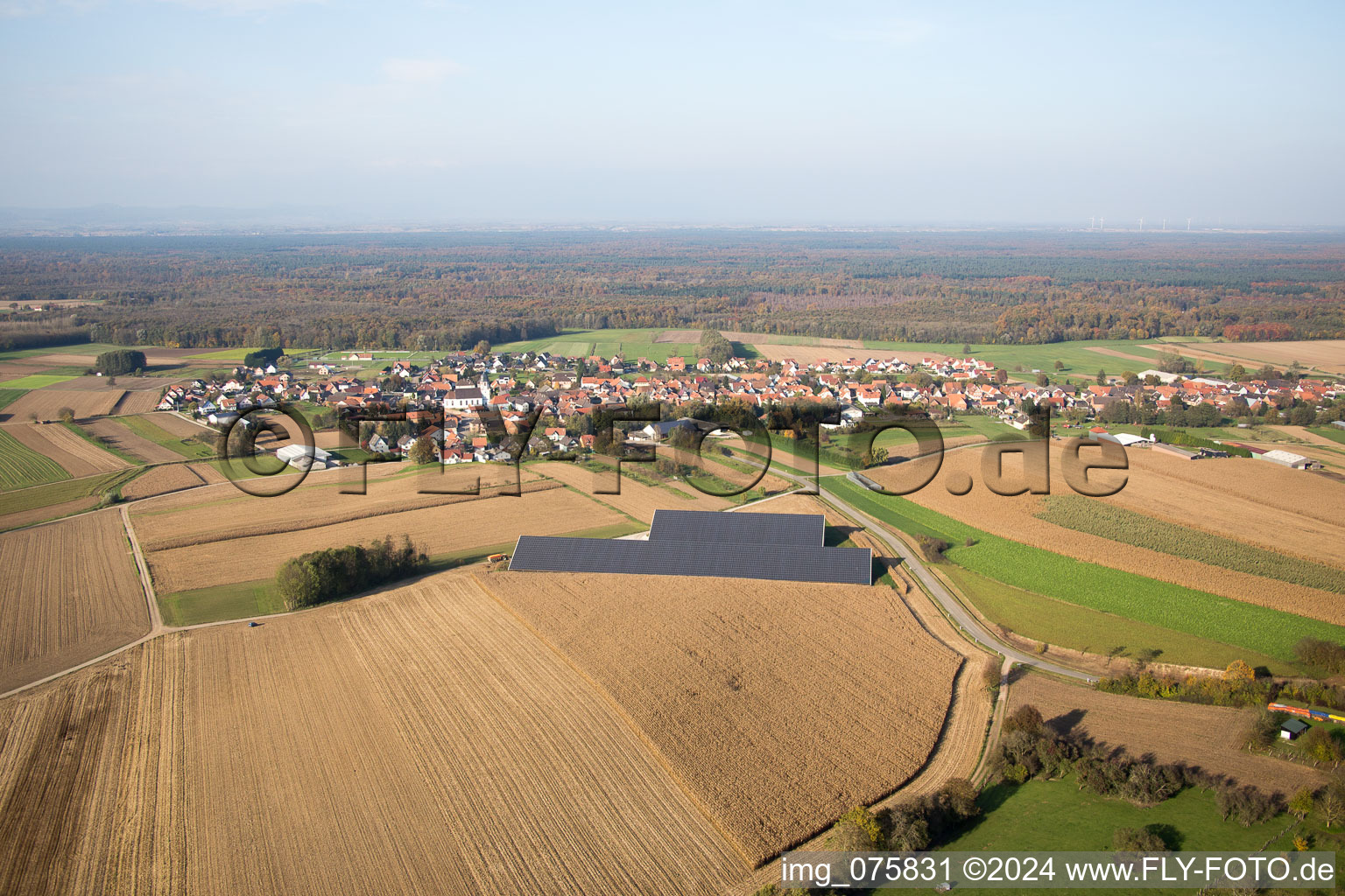 Niederlauterbach in the state Bas-Rhin, France