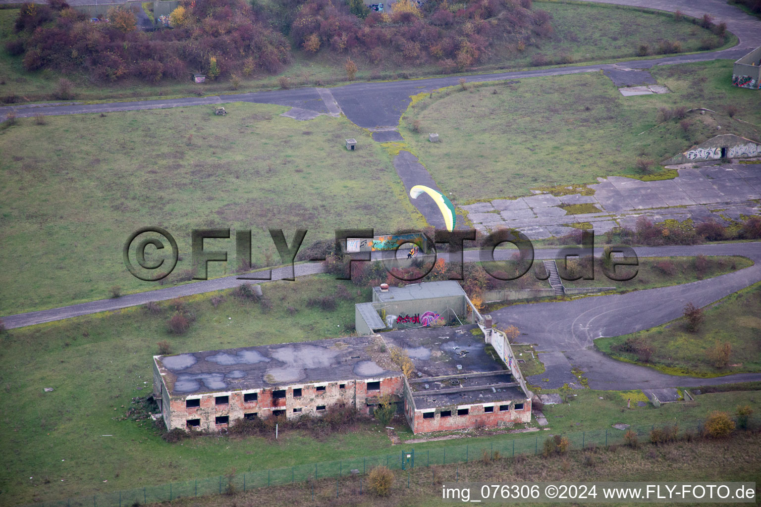 Aerial view of Landau in der Pfalz in the state Rhineland-Palatinate, Germany