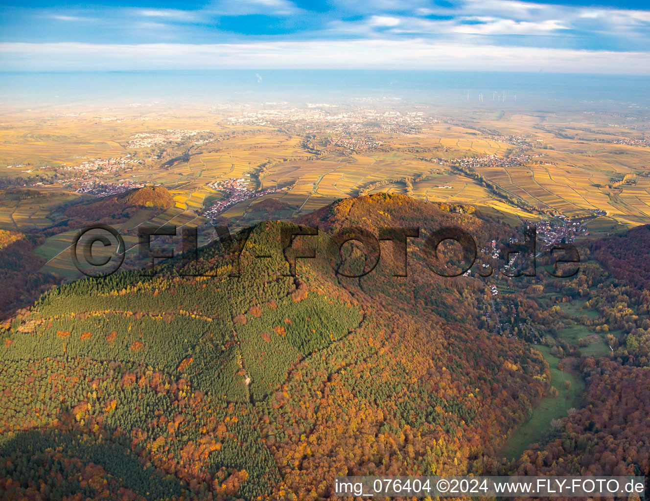 Birnbach Valley in Leinsweiler in the state Rhineland-Palatinate, Germany