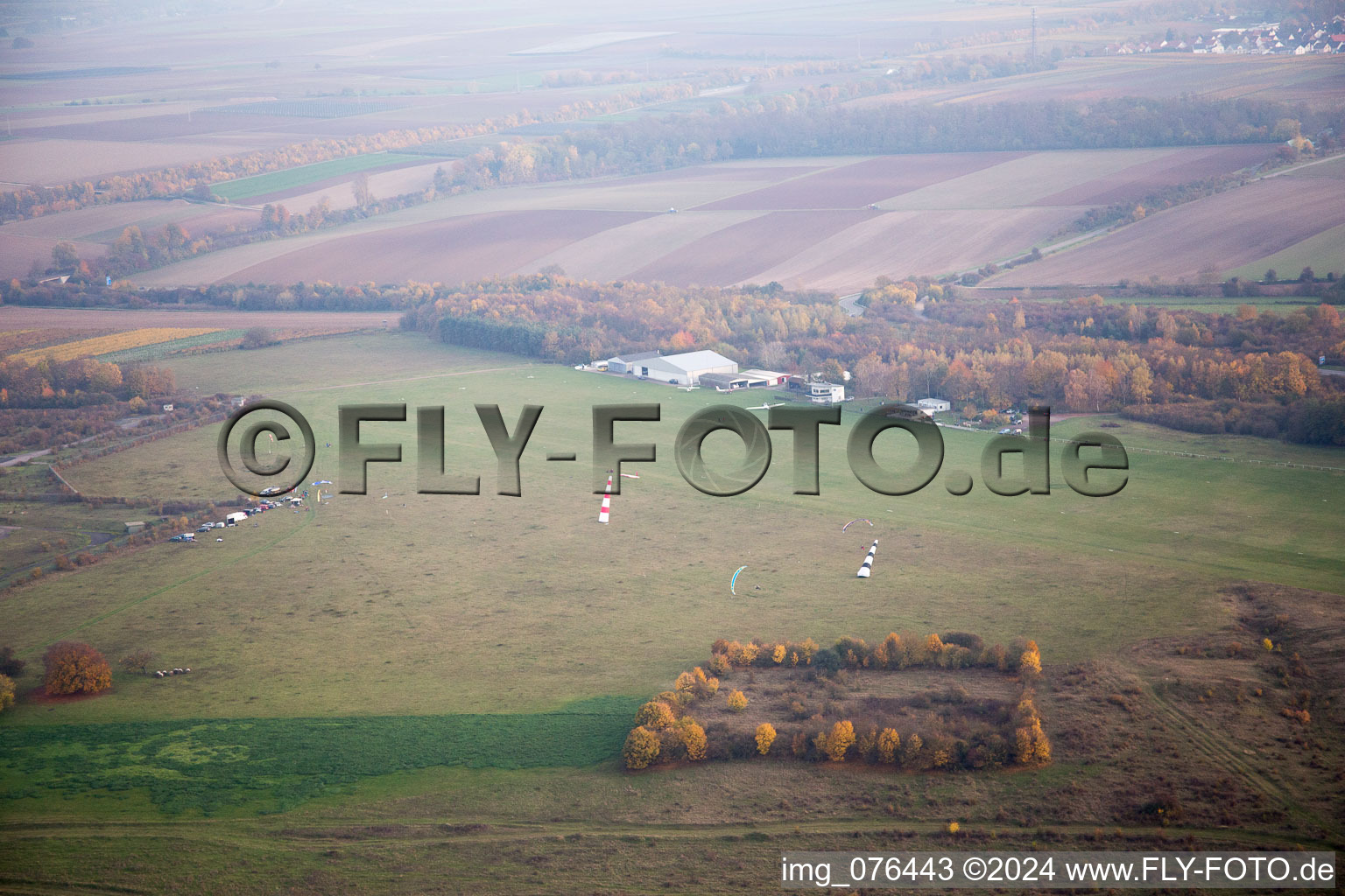 Bird's eye view of Landau in der Pfalz in the state Rhineland-Palatinate, Germany