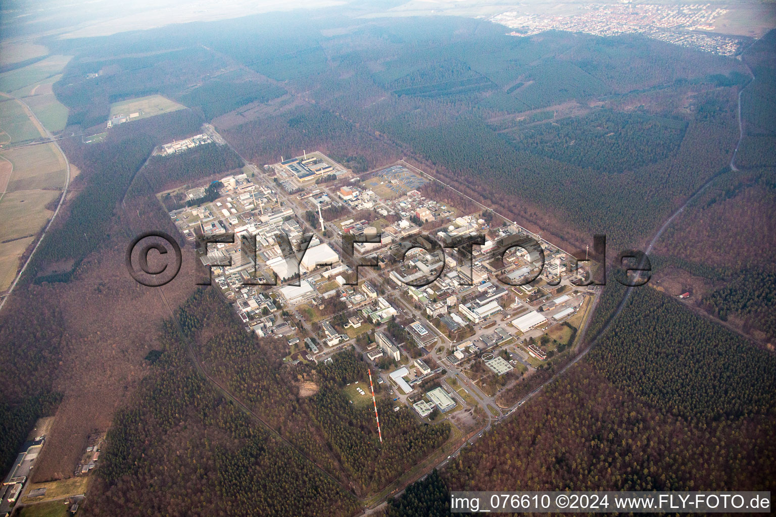 KIT North in the district Leopoldshafen in Eggenstein-Leopoldshafen in the state Baden-Wuerttemberg, Germany