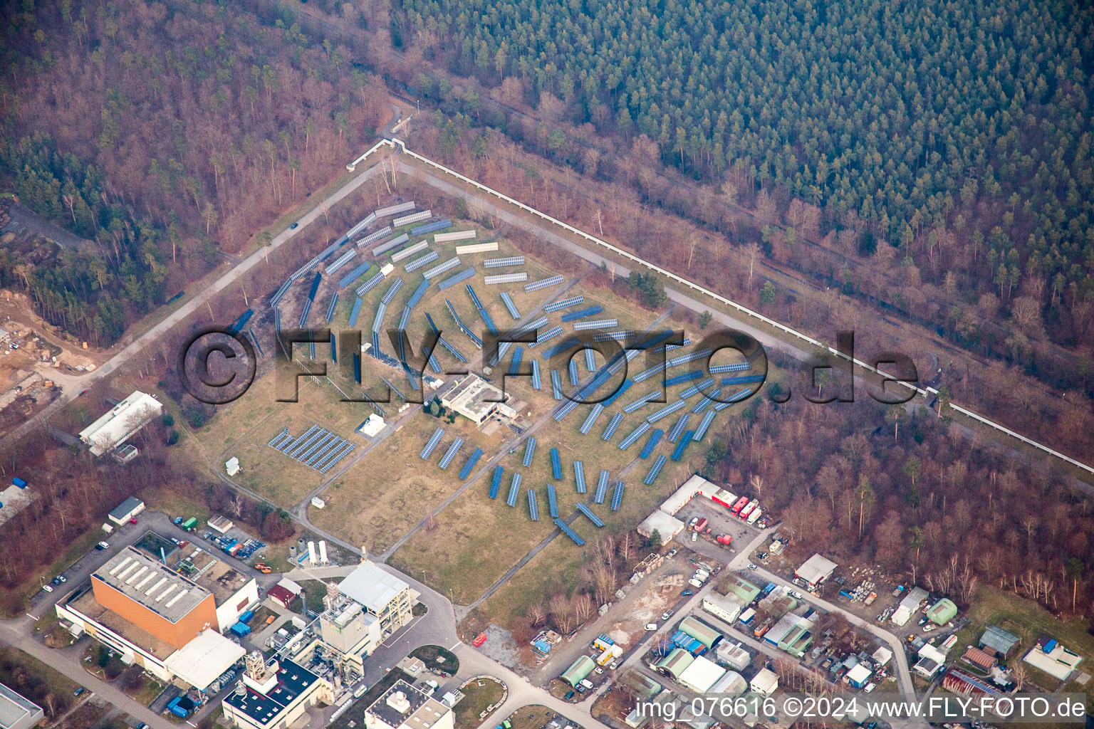 Campus building of the university KIT - Campus Nord (former Nuclear research centre Karlsruhe) in the district Leopoldshafen in Eggenstein-Leopoldshafen in the state Baden-Wurttemberg, Germany