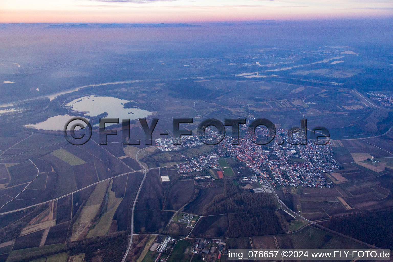 District Liedolsheim in Dettenheim in the state Baden-Wuerttemberg, Germany