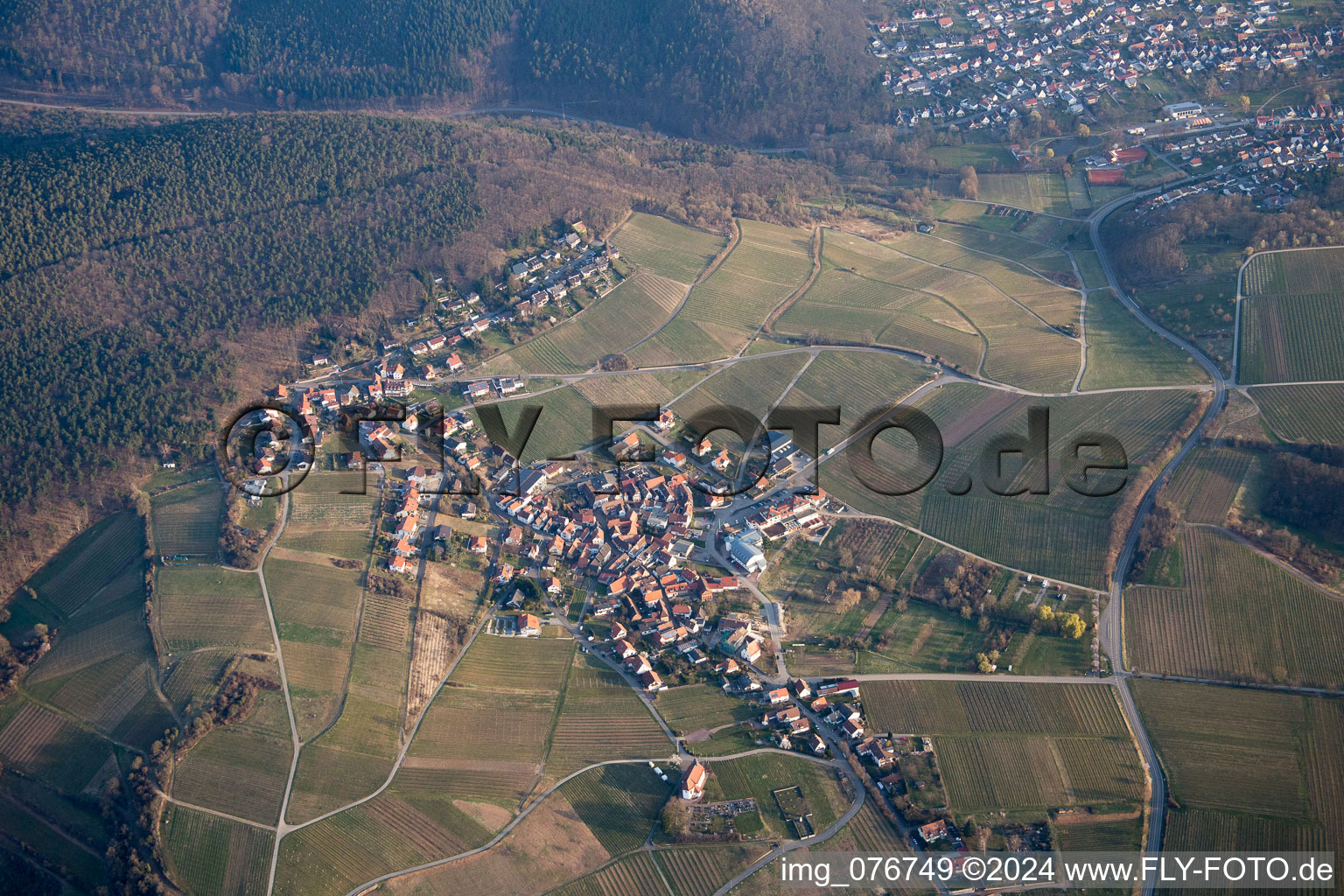 District Gleiszellen in Gleiszellen-Gleishorbach in the state Rhineland-Palatinate, Germany