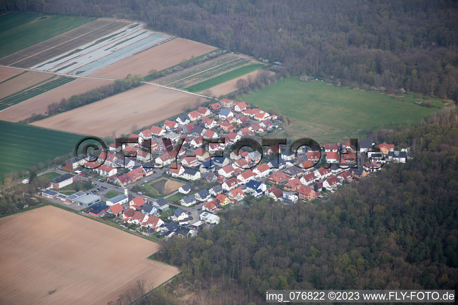 Vorderlohe in Schwegenheim in the state Rhineland-Palatinate, Germany
