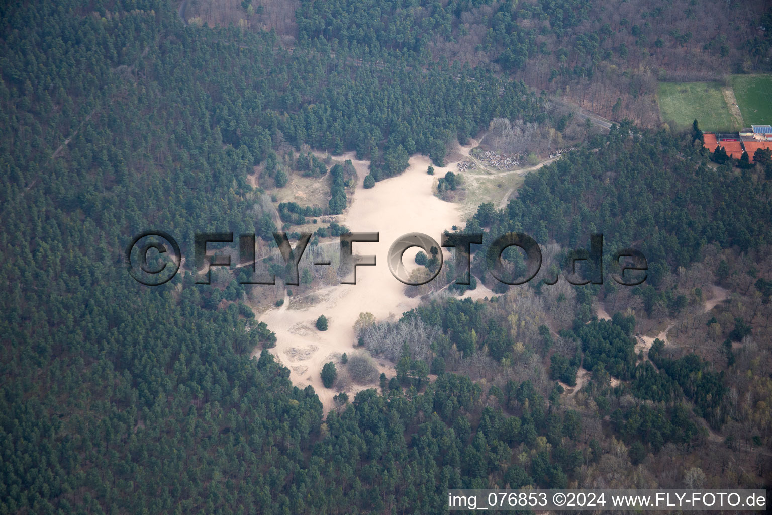 Drone image of Speyer in the state Rhineland-Palatinate, Germany