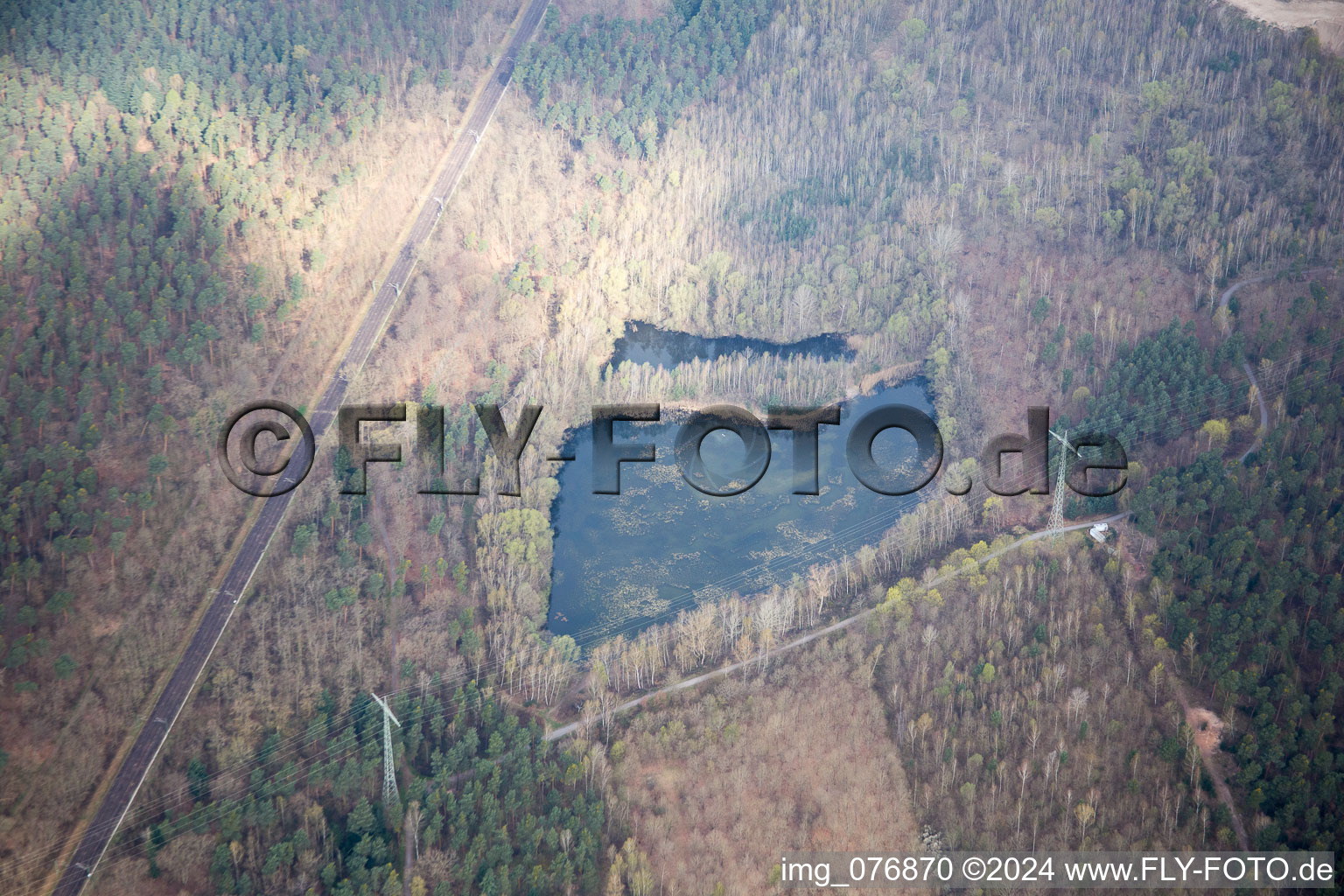 Speyer in the state Rhineland-Palatinate, Germany from the plane