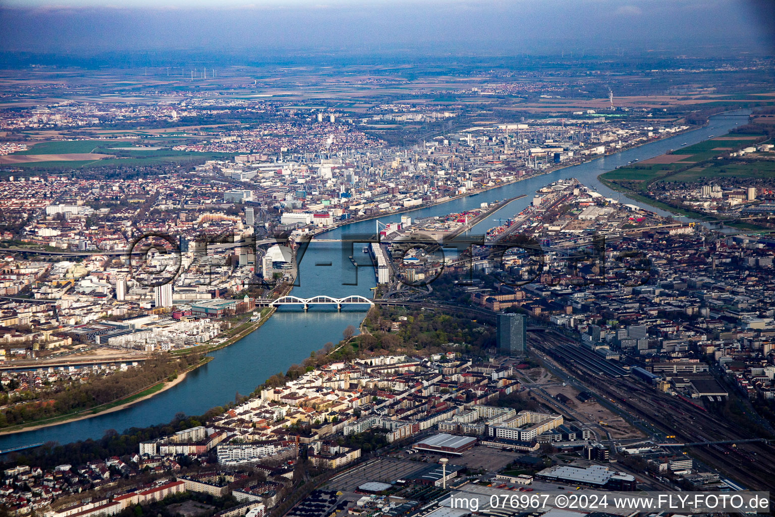 District Lindenhof in Mannheim in the state Baden-Wuerttemberg, Germany