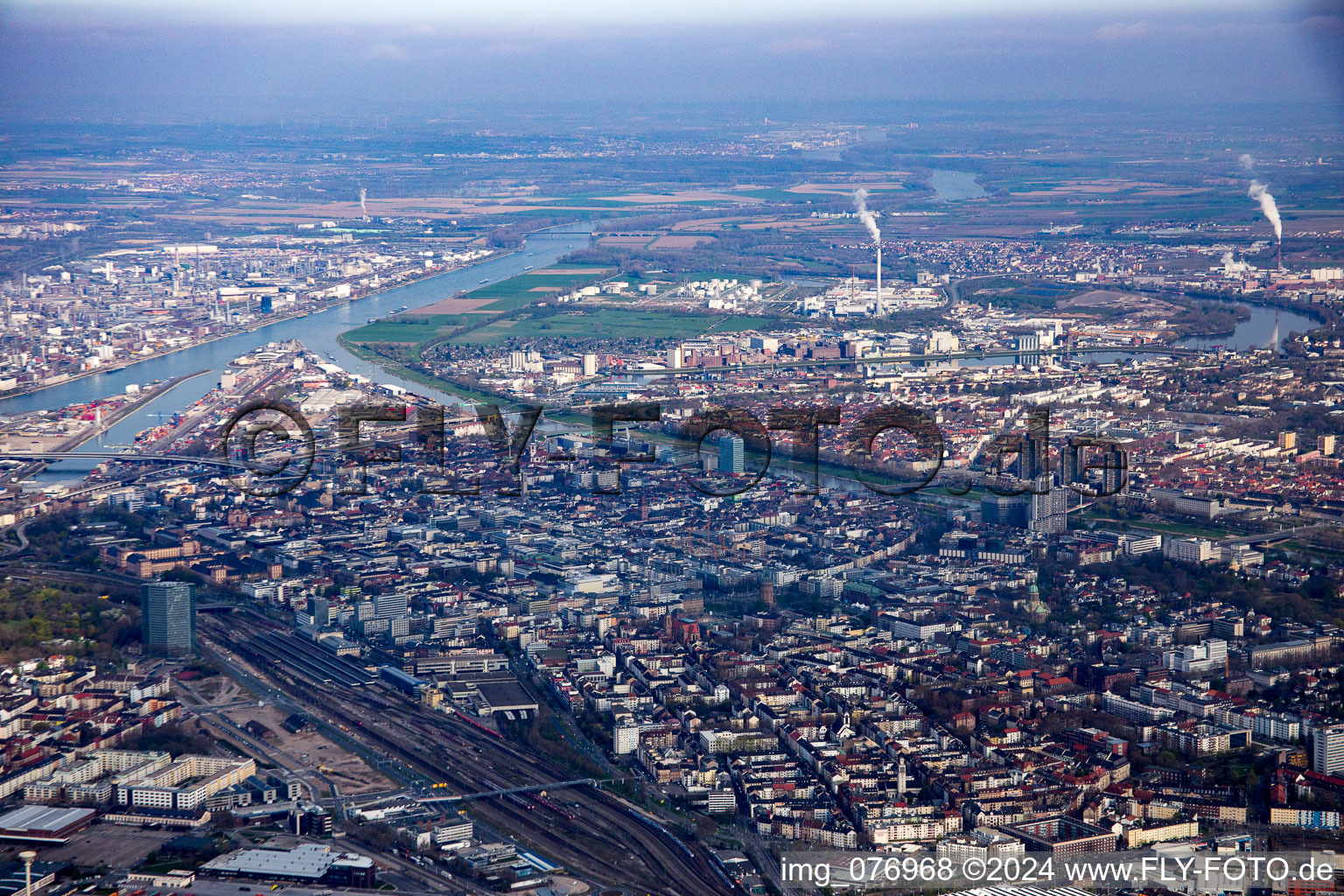 District Innenstadt in Mannheim in the state Baden-Wuerttemberg, Germany