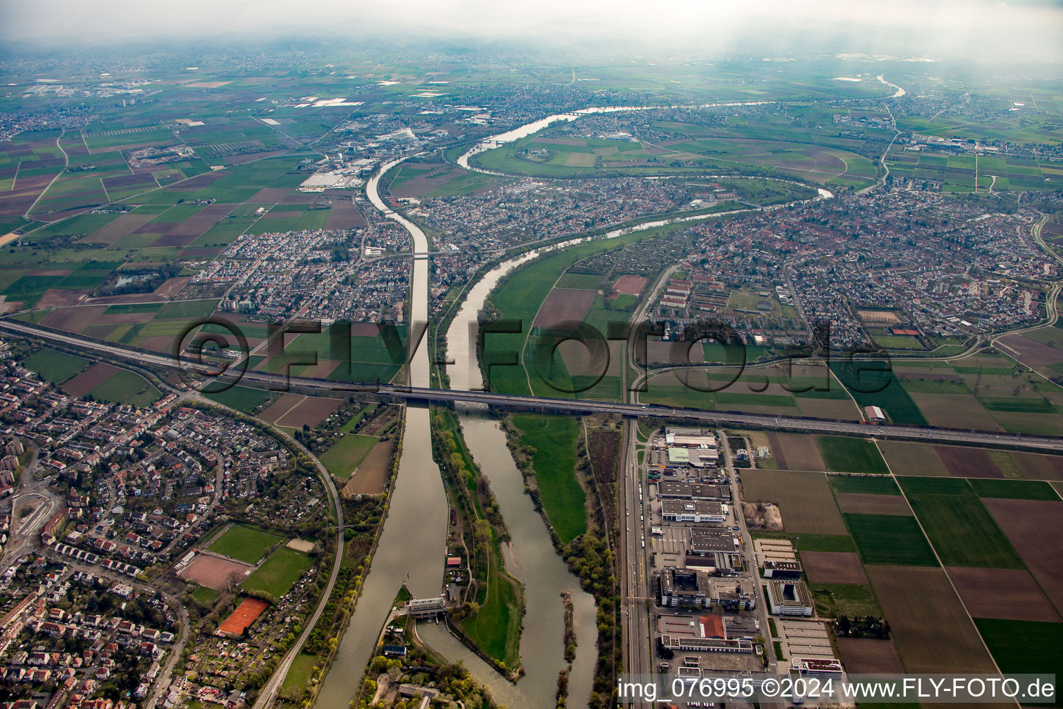 Ilvesheim in the state Baden-Wuerttemberg, Germany