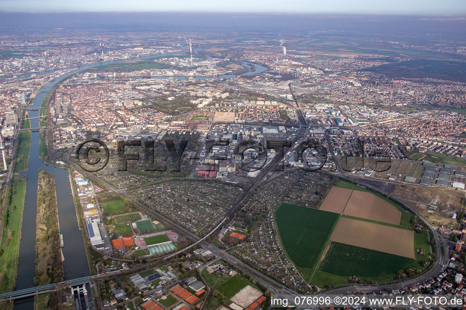 District Käfertal in Mannheim in the state Baden-Wuerttemberg, Germany