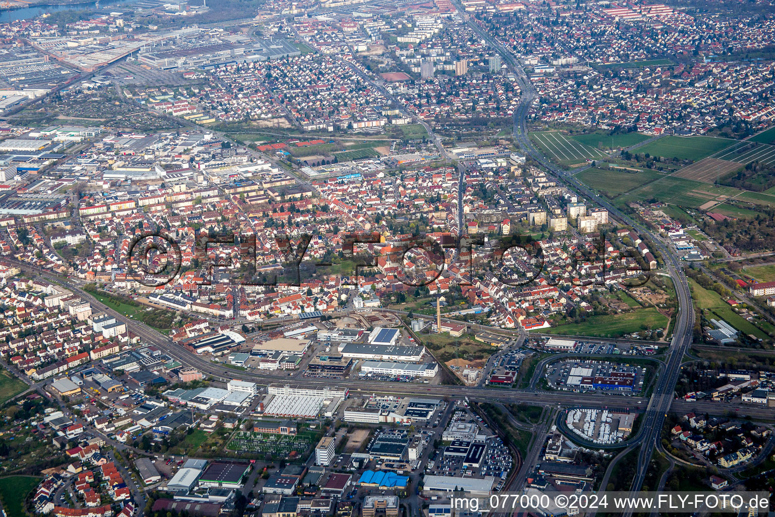 In the district Kaefertal in Mannheim in the state Baden-Wurttemberg, Germany