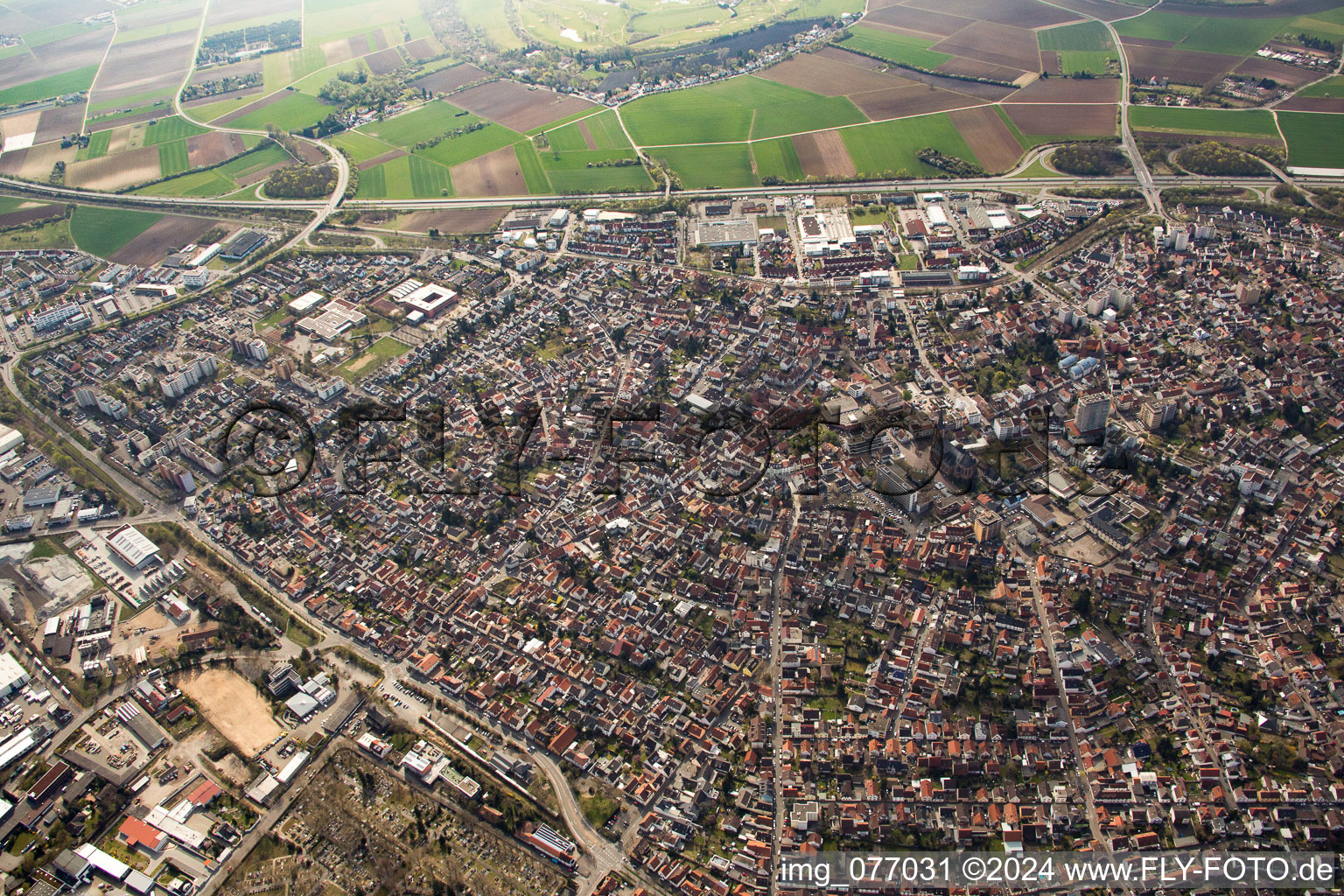 Viernheim in the state Hesse, Germany