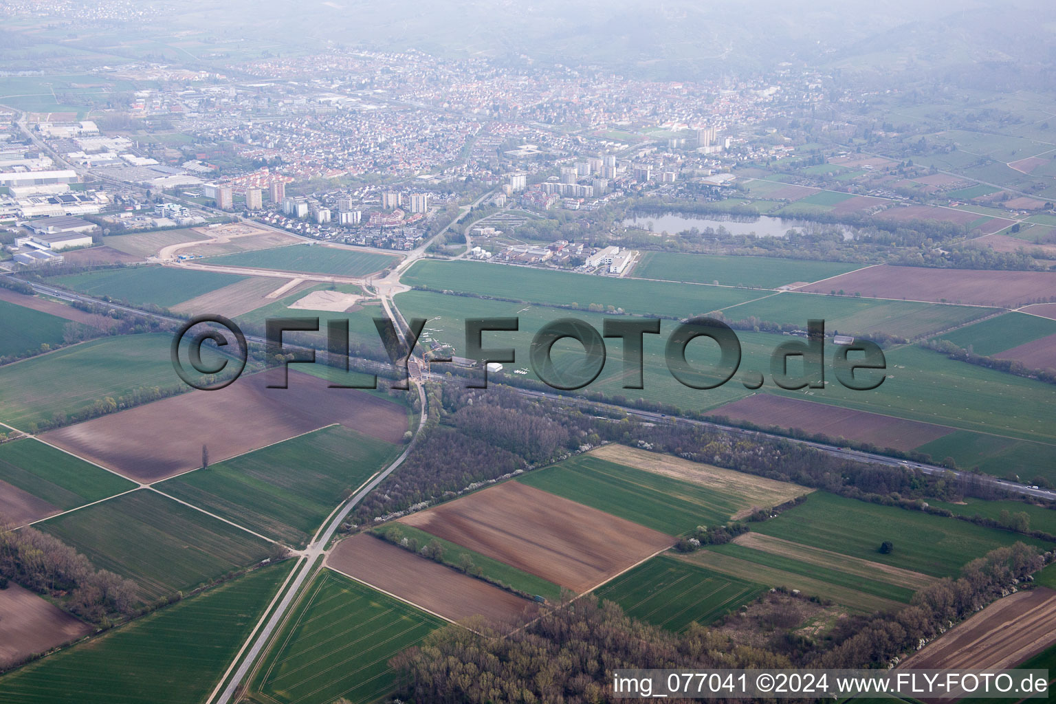 Airport in Heppenheim in the state Hesse, Germany