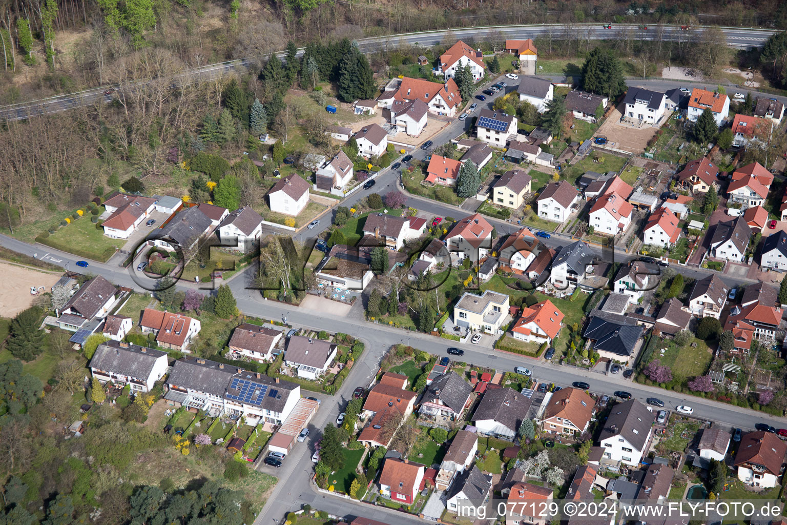 Alsbach-Hänlein, Sandwiese industrial area in Alsbach-Hähnlein in the state Hesse, Germany