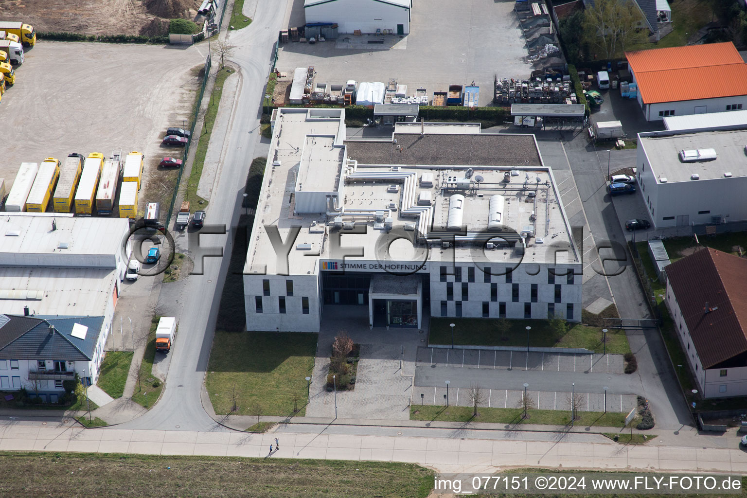 Church building Stimme der Hoffnung e.V. in the district Alsbach in Alsbach-Haehnlein in the state Hesse