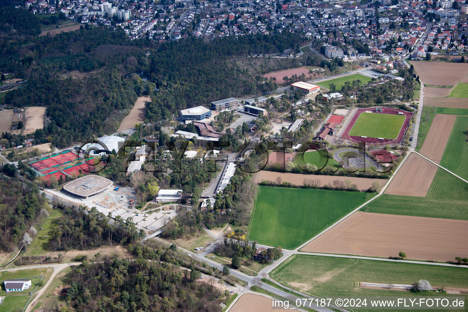 District Jugenheim an der Bergstrasse in Seeheim-Jugenheim in the state Hesse, Germany