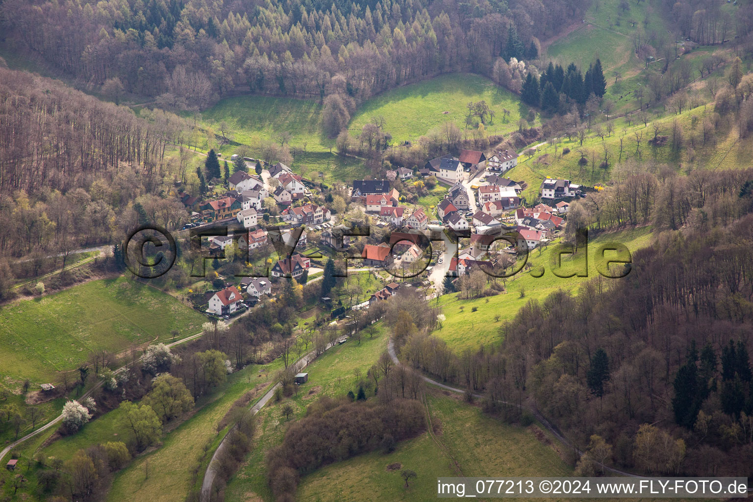 District Stettbach in Seeheim-Jugenheim in the state Hesse, Germany