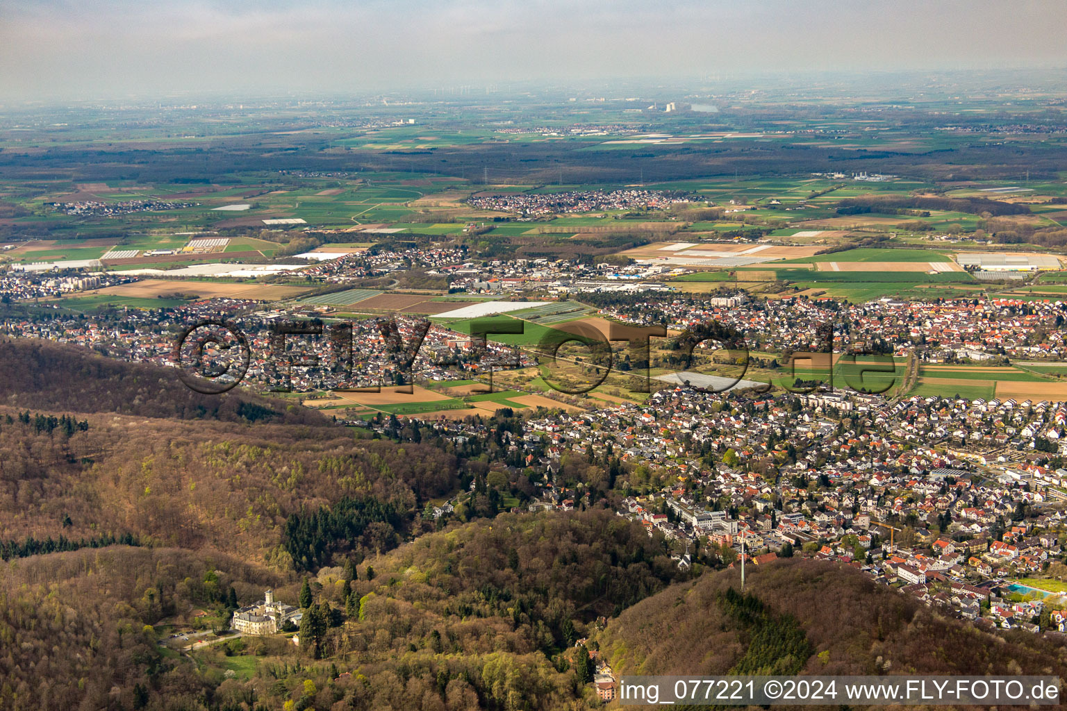 Heiligenberg Castle in Seeheim-Jugenheim in the state Hesse, Germany