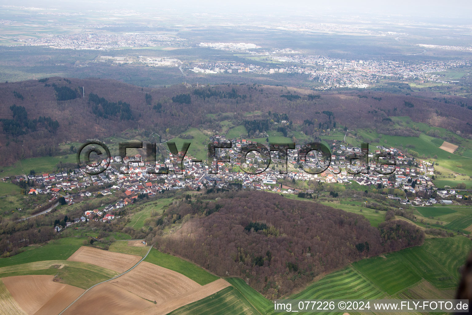 District Nieder-Beerbach in Mühltal in the state Hesse, Germany