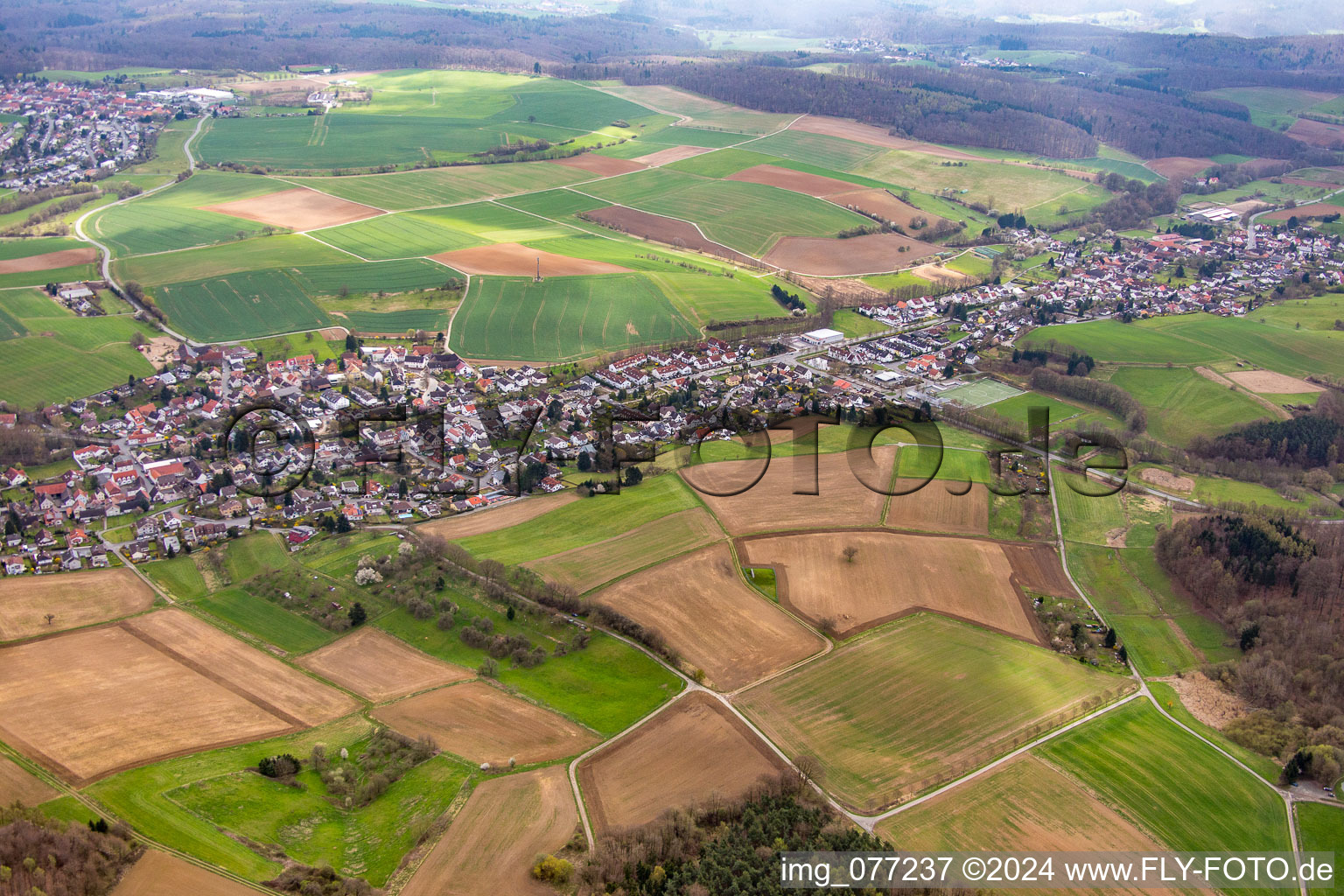 District Nieder-Modau in Ober-Ramstadt in the state Hesse, Germany