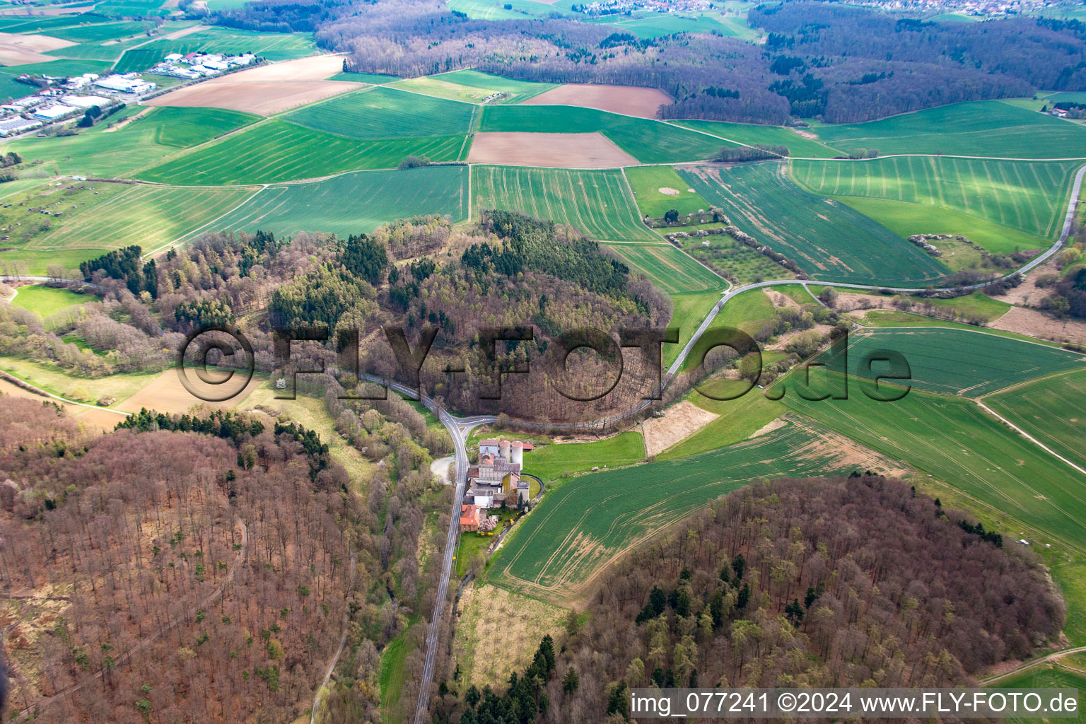 Castle Mill in the district Nieder-Modau in Ober-Ramstadt in the state Hesse, Germany