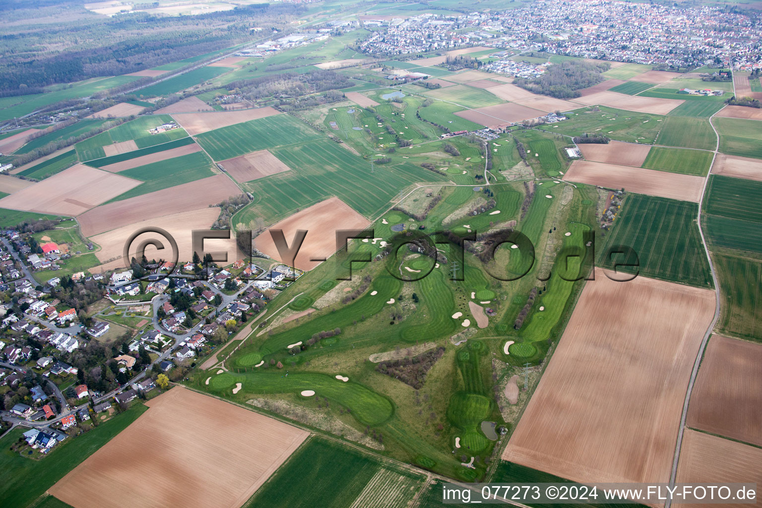 Grounds of the Golf course at Golf Sport Park Gross-Zimmern in Gross-Zimmern in the state Hesse, Germany