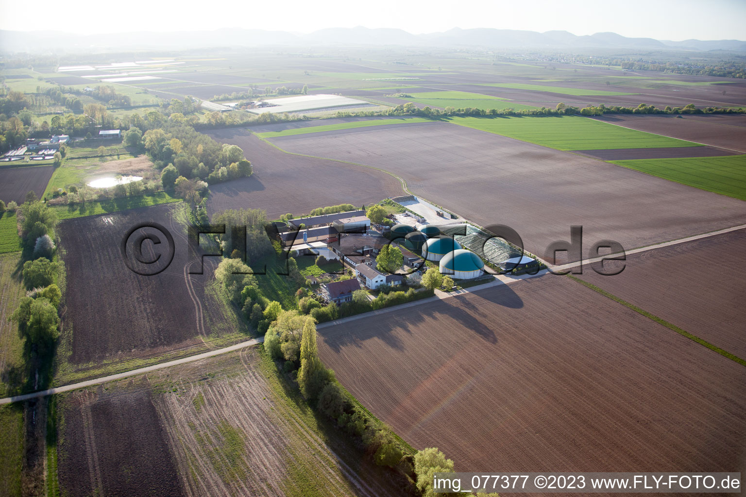 Winden in the state Rhineland-Palatinate, Germany from above