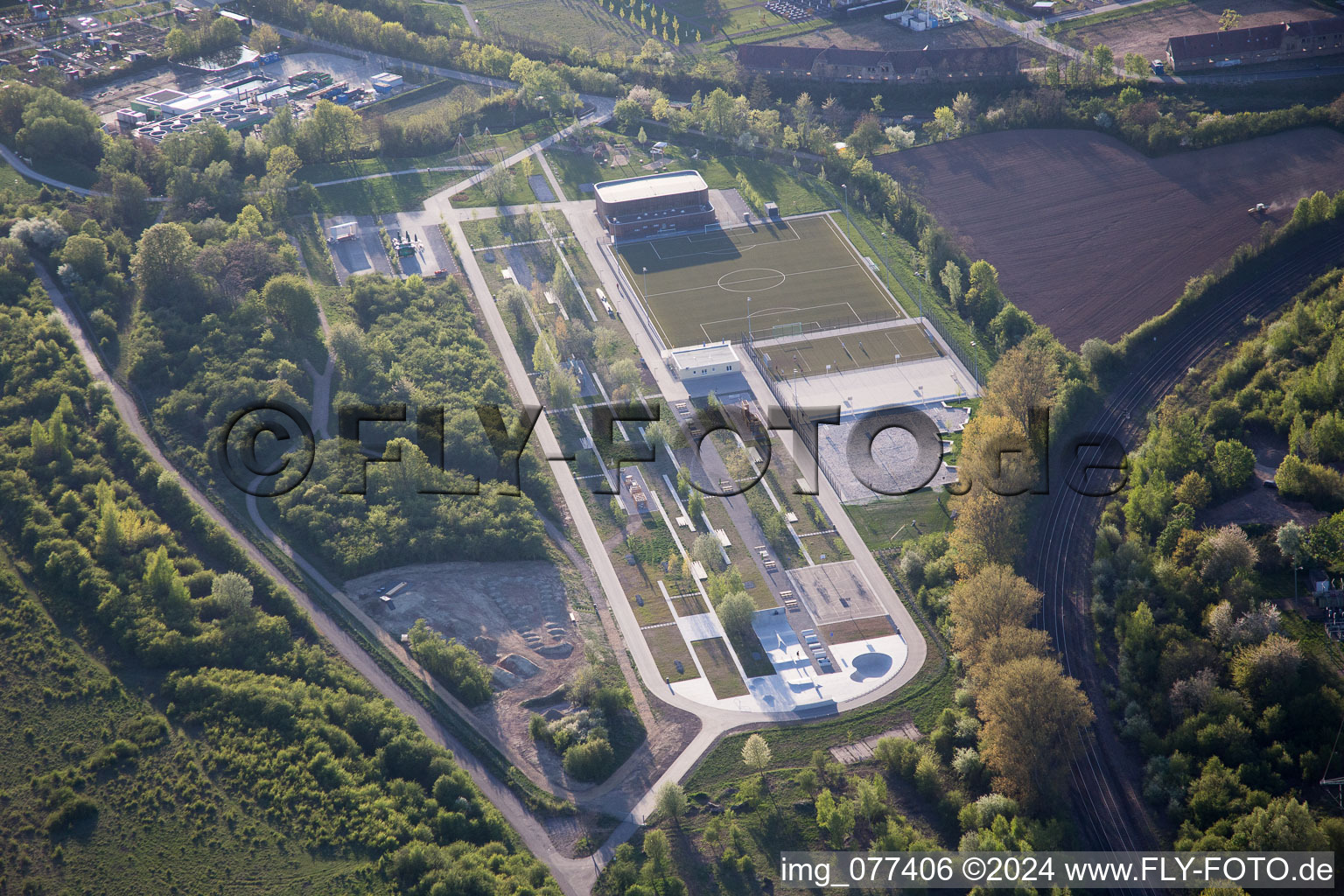 State Garden Show Grounds in Landau in der Pfalz in the state Rhineland-Palatinate, Germany