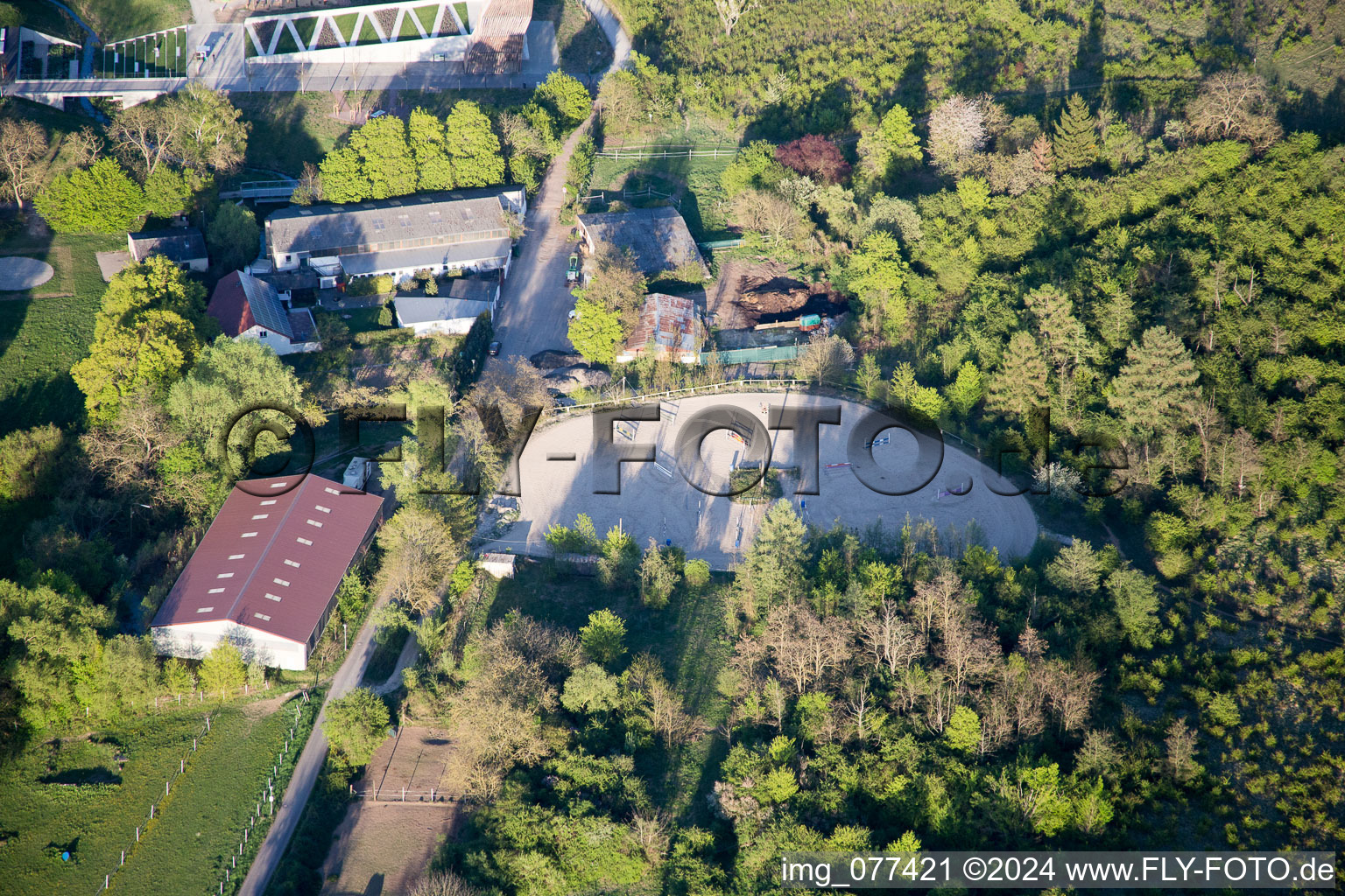 State Garden Show 2015 in Landau in der Pfalz in the state Rhineland-Palatinate, Germany from above