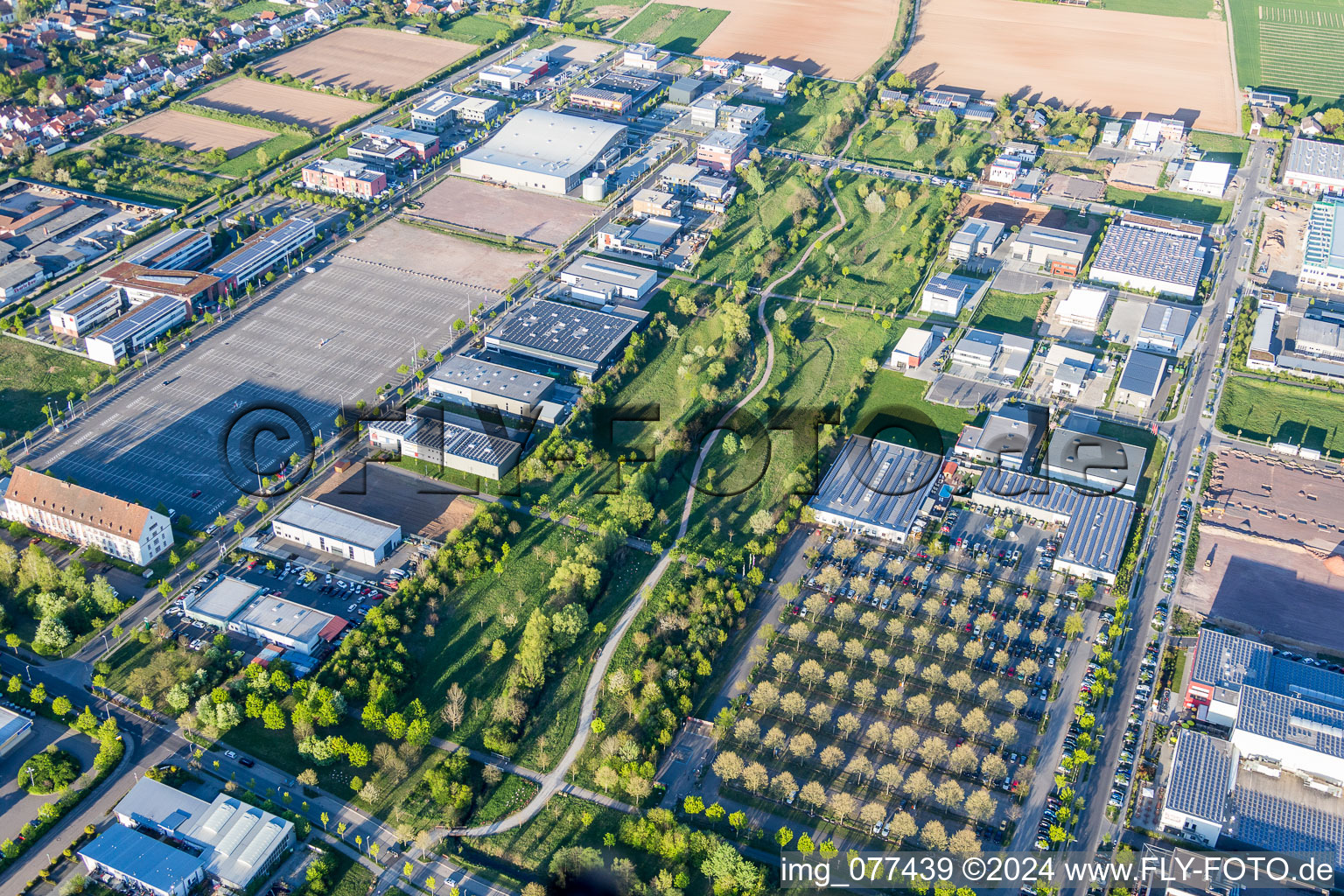 Exhibition grounds of the Landesgartenschau 2015 in Landau in der Pfalz in the state Rhineland-Palatinate, Germany