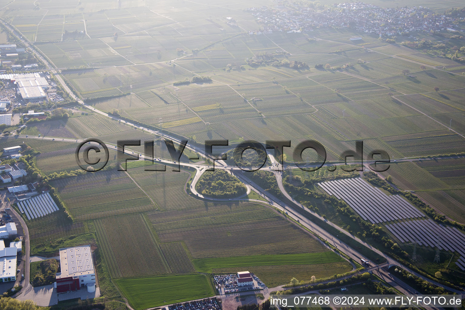 Landau North, exit A65-B10 in Landau in der Pfalz in the state Rhineland-Palatinate, Germany