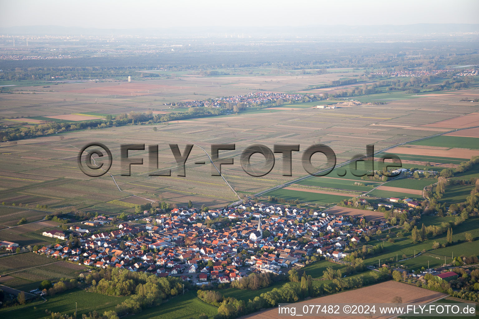 Venningen in the state Rhineland-Palatinate, Germany