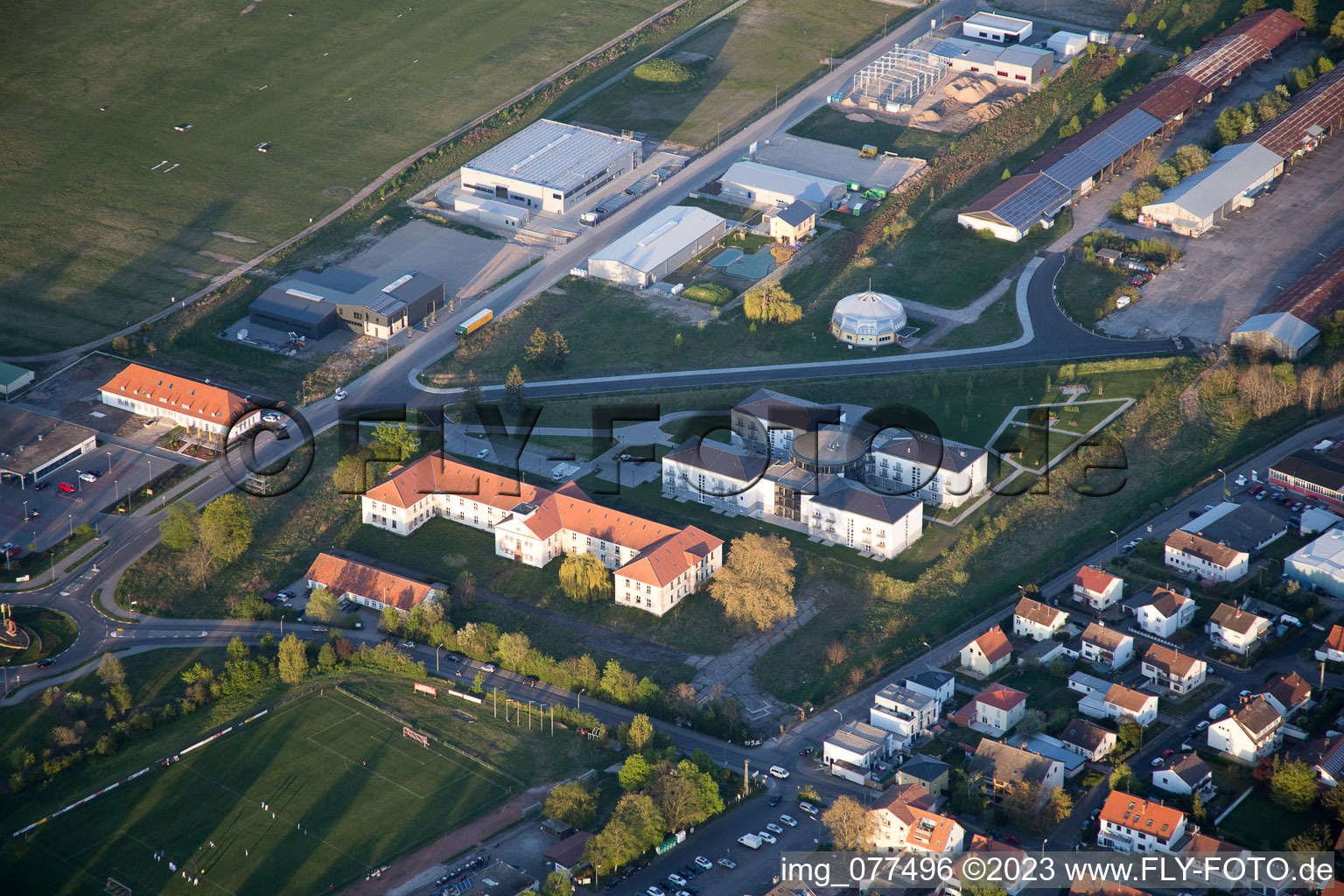 Future Academy Palatinate in the district Speyerdorf in Neustadt an der Weinstraße in the state Rhineland-Palatinate, Germany