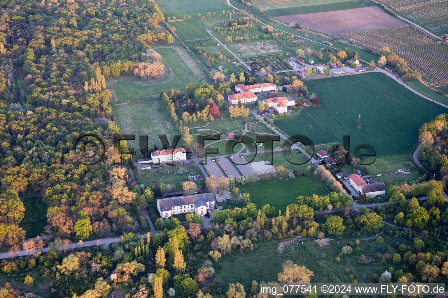 Building the retirement home Diakonissen-Mutterhaus Lachen in the district Lachen-Speyerdorf in Neustadt an der Weinstrasse in the state Rhineland-Palatinate, Germany