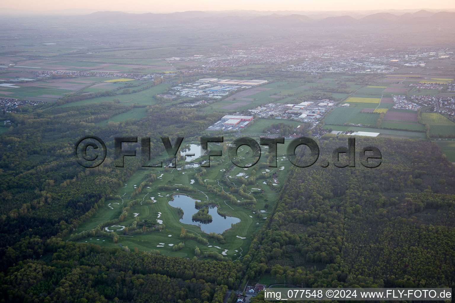 Dreihof Golf Course in Essingen in the state Rhineland-Palatinate, Germany