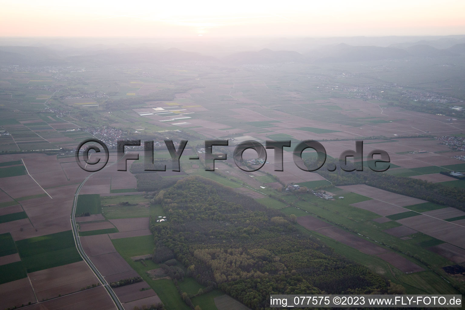Winden in the state Rhineland-Palatinate, Germany out of the air