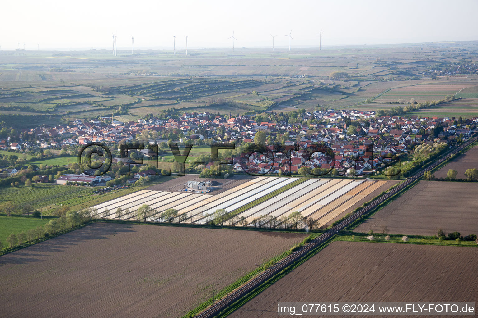 Mettenheim in the state Rhineland-Palatinate, Germany