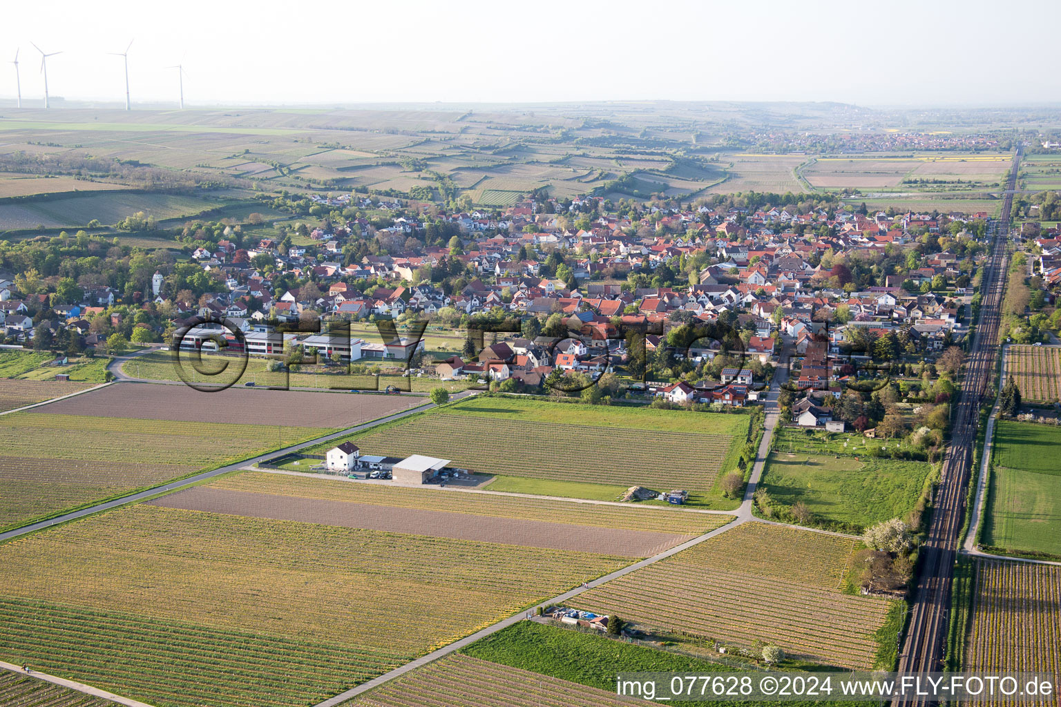 Alsheim-Gronau in the state Rhineland-Palatinate, Germany