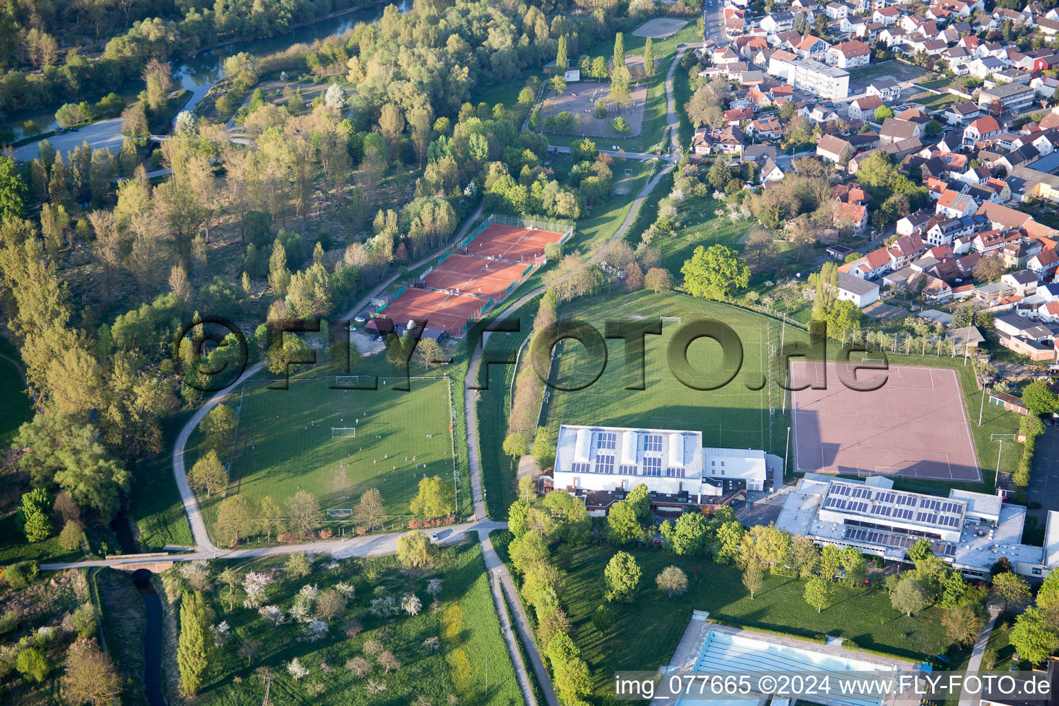 Stockstadt am Rhein in the state Hesse, Germany