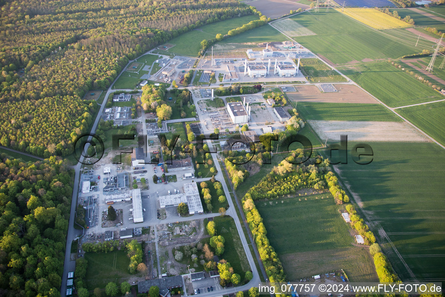 OpenGridEurope in Alsbach-Hähnlein in the state Hesse, Germany out of the air