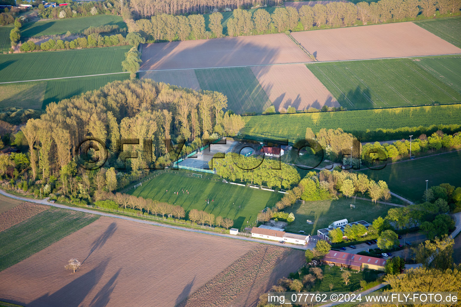 Alsbach-Hähnlein in the state Hesse, Germany out of the air