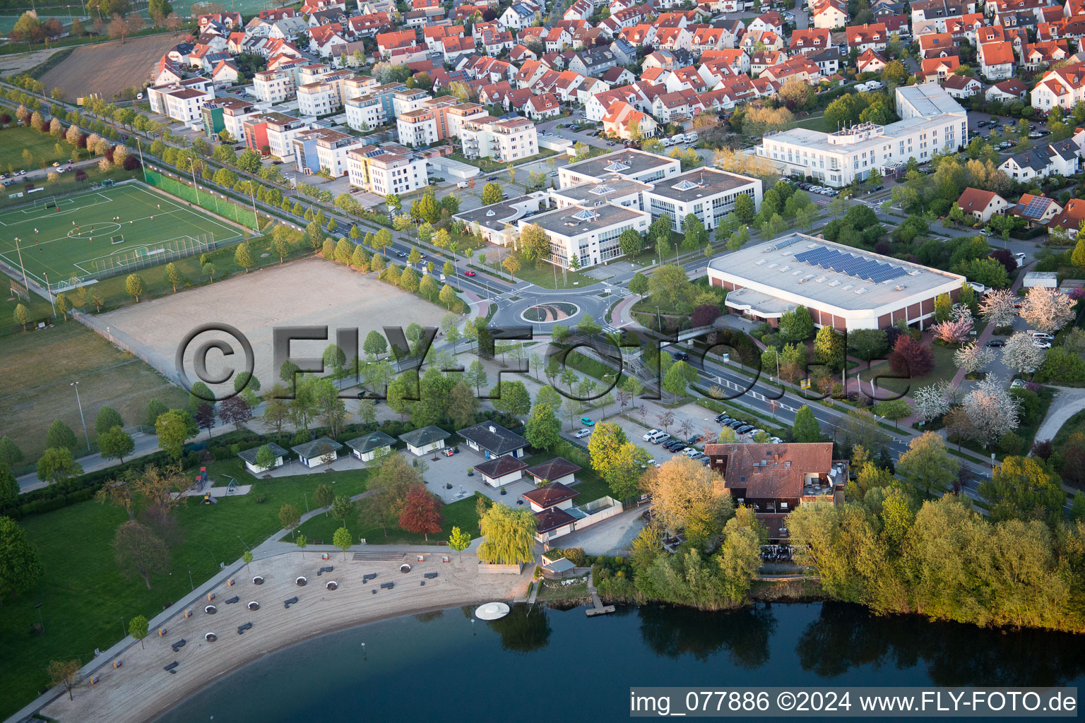 Bensheim in the state Hesse, Germany out of the air