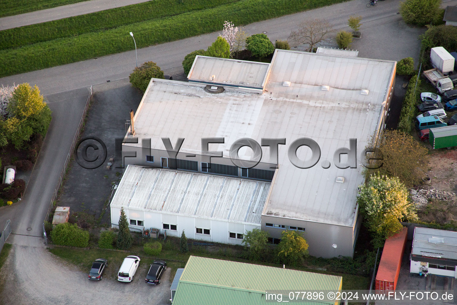 Drone image of Bensheim in the state Hesse, Germany