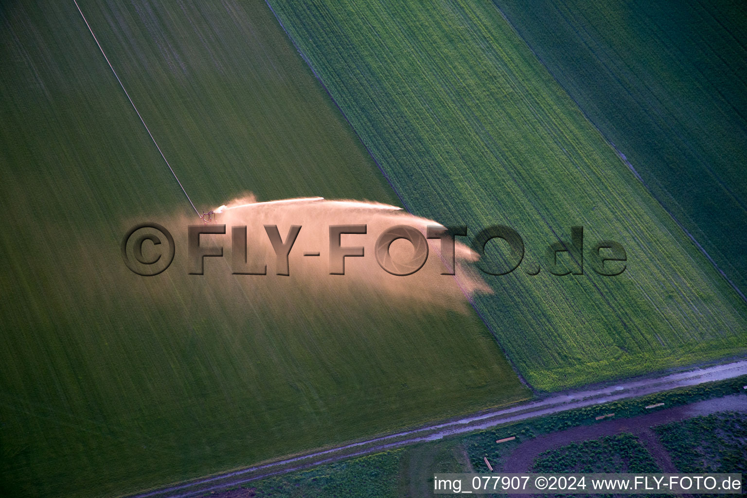 Einhausen in the state Hesse, Germany from a drone