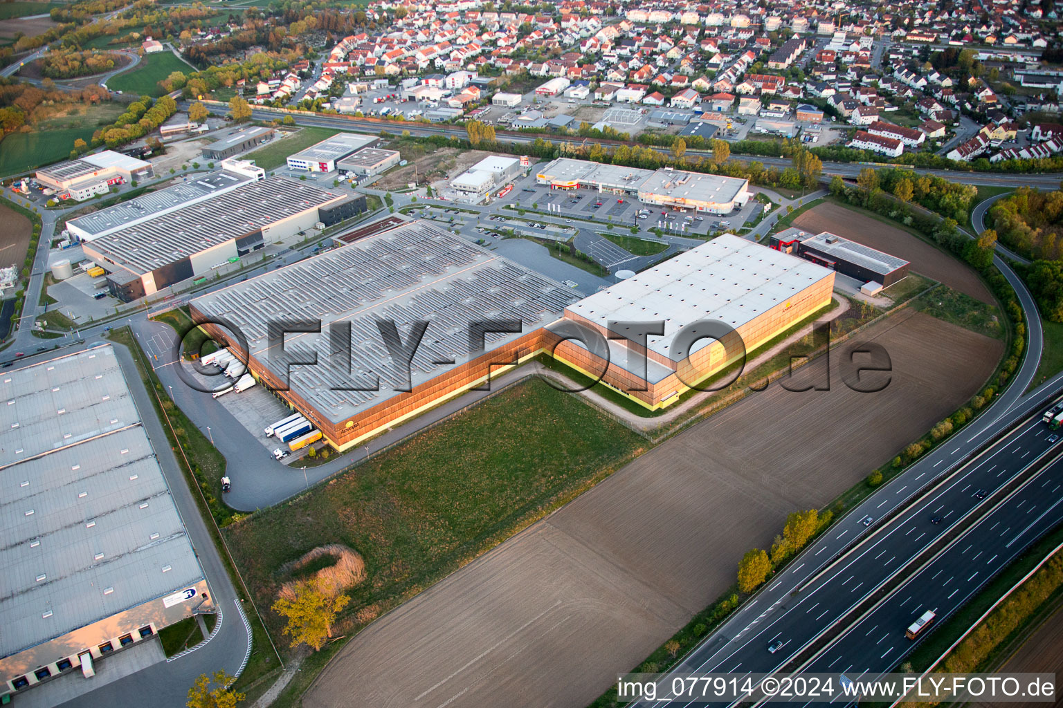 Lorsch in the state Hesse, Germany out of the air