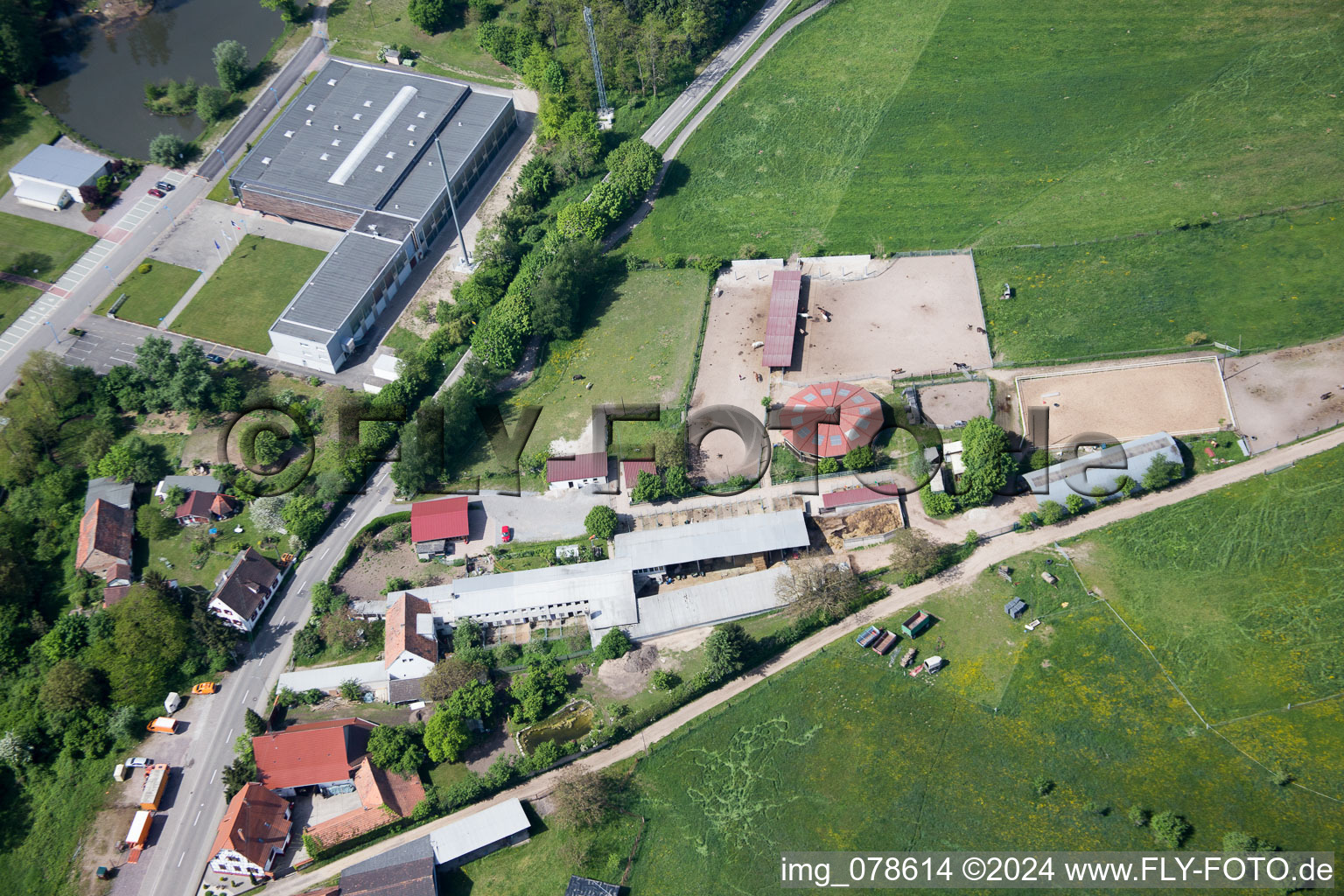 Bienwald Ranch in the district Neulauterburg in Berg in the state Rhineland-Palatinate, Germany